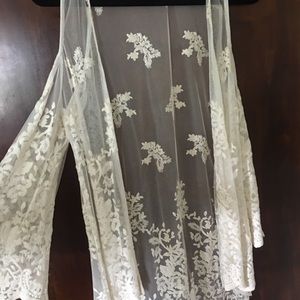 Cold shoulder cardigan